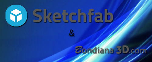 Sketchfab and bondiana3d.com join forces.