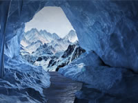 Ice cave 3d model